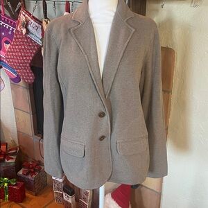 Ralph Lauren Black Label Classic Tan Knit Blazer, size XL